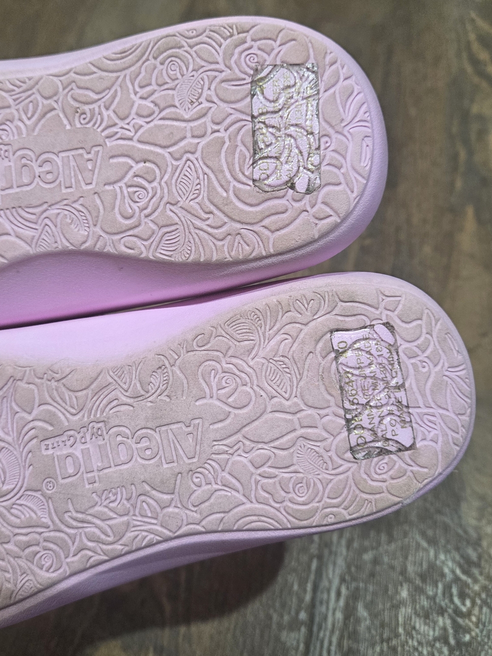 Alegria Pink Floral Thong Sandals - Picture 9 of 11